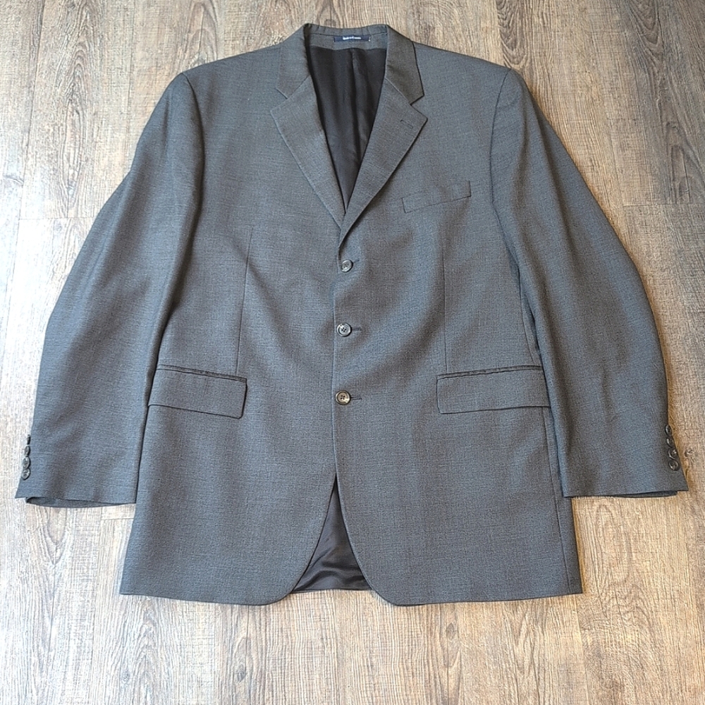 Ralph Lauren Polo University Classic Gray Men's 42R Blazer Sport Coat Jacket